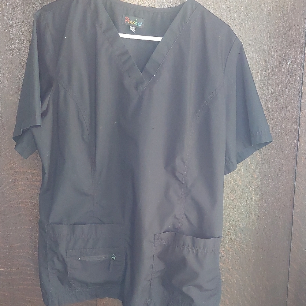 Peaches Uniforms Classic Black Men's Shirt